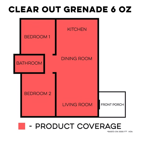 6 OZ Tactical Aerosol Grenade UNIT